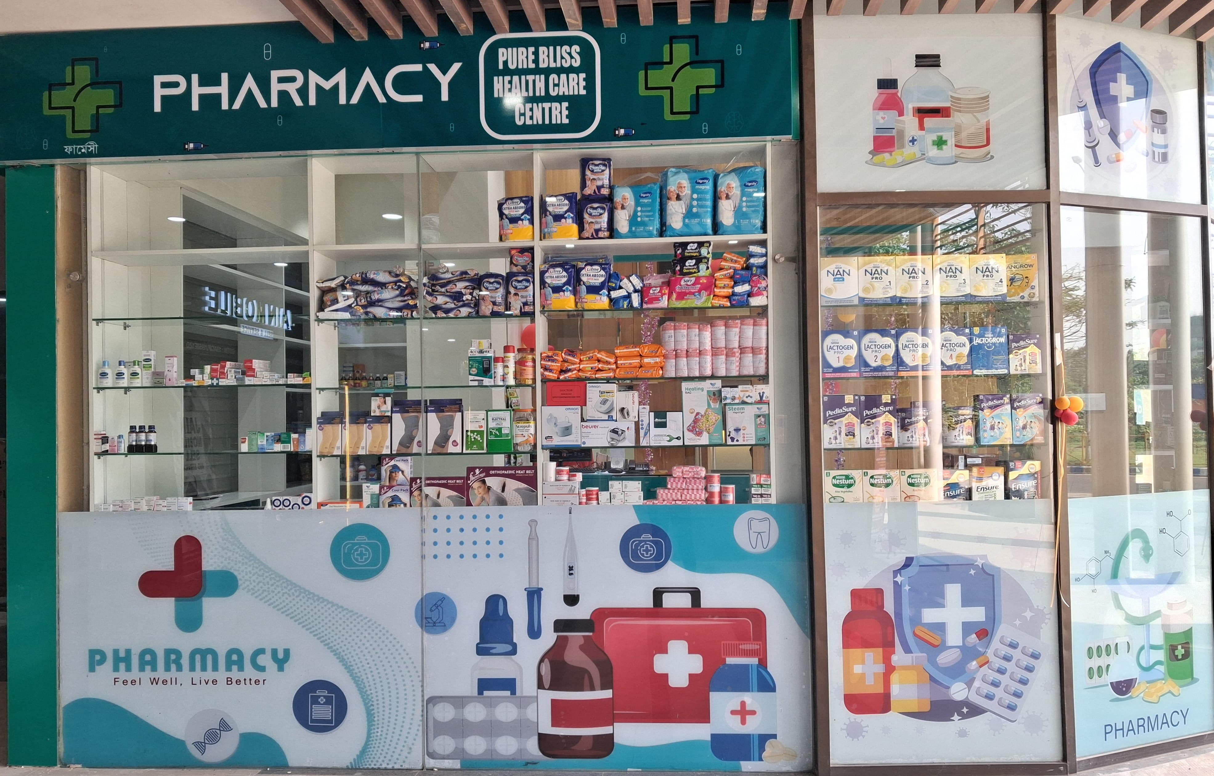 Patient care and reception area at Pure Bliss Healthcare Centre